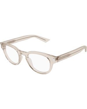 Saint Laurent Sl 876 Opt 004 Optical Frames Acetate Transparent Round - Black