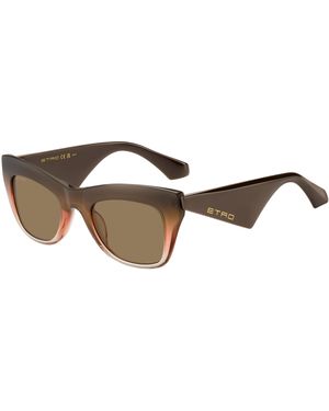 Etro 0004/G/S 12J/70 Sunglasses Acetate Squared Normal - Black