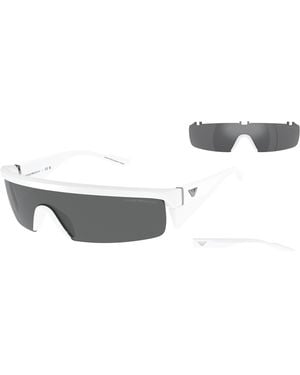Emporio Armani Ea4204U 534487 Sunglasses Injected Squared Normal - Black