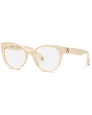 Roberto Cavalli Vrc027M 09X7 Optical Frames Acetate Round - Black
