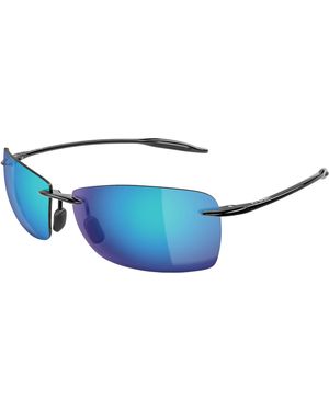 Maui Jim Mj0423S 040 Sunglasses Injected Squared - Black