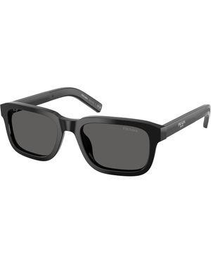 Prada Pr D16S 16K20Z Sunglasses Acetate Squared Normal - Black