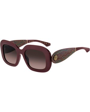 Etro 0141/G/S Lhf/Ha Sunglasses Acetate Squared Normal Nuanced - Black