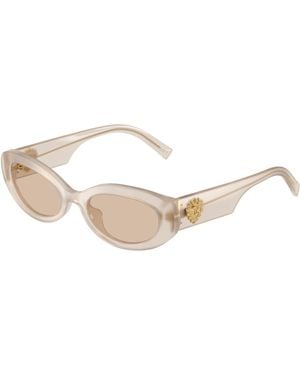 Dolce & Gabbana Dg4537 342093 Sunglasses Acetate Round Normal - Black