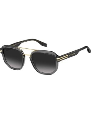 Marc Jacobs Marc 588/S Kb7/9O Sunglasses Plastic Squared Shaded - Black