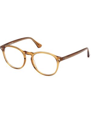 Web We5387 039 Optical Frames Acetate Round Normal - Black