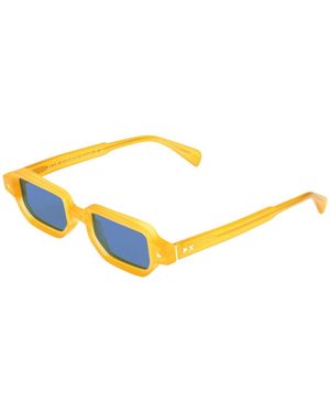 Xlab Samar Sunglasses Acetate Squared Polarized - Yellow
