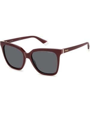 Polaroid Pld 4155/S/X Lhf/M9 Sunglasses Plastic Squared Polarized - Black