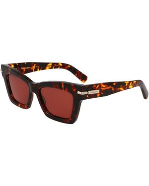 Ferragamo Sf2031S 242 Sunglasses Acetate Squared Normal - Black