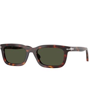 Persol Po3396S 24/31 Sunglasses Acetate Squared Normal - Black