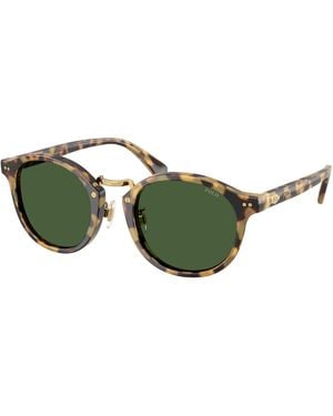 Polo Ralph Lauren Ph4230 500471 Sunglasses Acetate Round Normal - Green