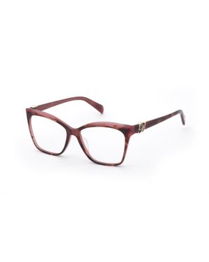 Blumarine Vbm893 07La Optical Frames Acetate Butterfly - Black