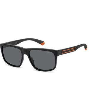 Polaroid Pld 2149/S 8Lz/M9 Sunglasses Polycarbonate Squared Polarized - Black