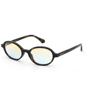 Twinset Stw129 04Bl Sunglasses Acetate Geometric Normal - Black