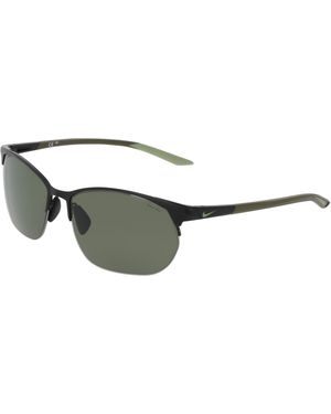 Nike Modern Metal Zone Ih0911X 011 Sunglasses Squared Normal - Black