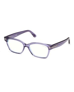 Tom Ford Ft6171-B 78 Optical Frames Acetate Squared Normal - Black