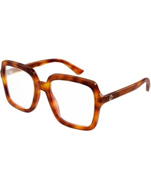 Gucci Gg1318O 002 Optical Frames Acetate Squared - Black