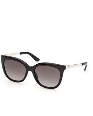 Guess Gu00354 01F Sunglasses Injected Cat Eye Normal - Black