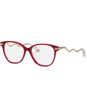 Roberto Cavalli Vrc121 06Pj Optical Frames Acetate Butterfly - Black