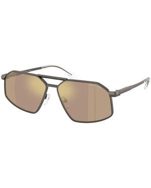 Michael Kors Mk1167 Mar Vista 10027P Sunglasses Metal Geometric Normal Mirror - Black