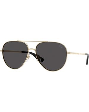 Burberry Be3172 110987 Sunglasses Metal Pilot Normal - Black