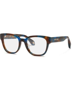 Roberto Cavalli Vrc115M 09Uv Optical Frames Acetate Squared - Black