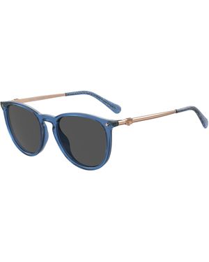Chiara Ferragni Cf 1005/S Pjp/Ir Outlet Sunglasses Plastic Round - Black