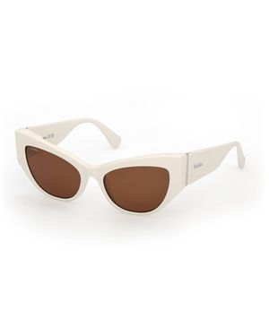 Max Mara Mm0192 25E Sunglasses Acetate Cat Eye Normal - Black