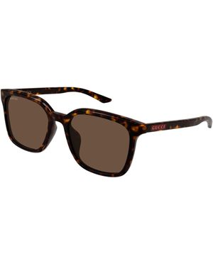 Gucci Gg2080Sk 002 Sunglasses Acetate Squared - Black