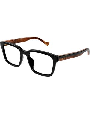 Gucci Gg1306Oa 001 Optical Frames Plastic Squared - Black