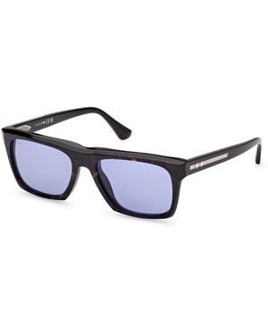 Web We0350 56V Sunglasses Acetate Squared Normal - Black