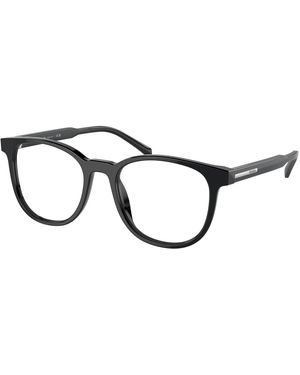 Prada Pr A15V 08Q1O1 Optical Frames Acetate Transparent Pantos Normal - Black