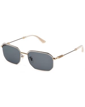 Police Splf73 Horizon 2 0544 Sunglasses Metal Squared Normal - Black