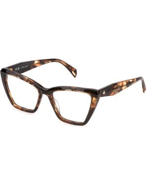 Police Vplp52 Gem 6 02Ad Optical Frames Acetate Squared - Black