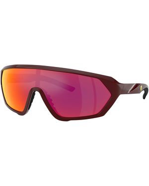 FERRARI SCUDERIA Fz6017U 525/6Q Sunglasses Injected Pillow Normal Mirror - Black