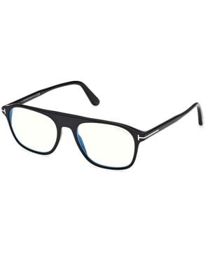 Tom Ford Ft6167-B 1 Optical Frames Acetate Pilot Normal - Black