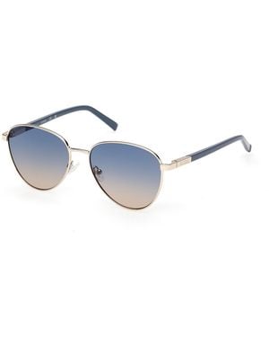 Guess Gu3041 33W Sunglasses Metal Round Normal - Blue