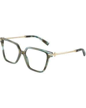 Tiffany & Co. Tf2234B 8124 Optical Frames Acetate Transparent Squared Normal - Black