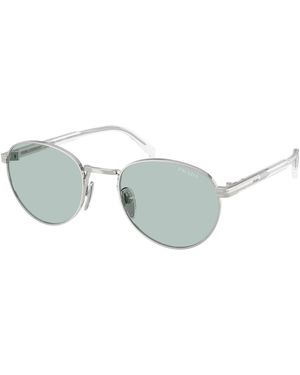 Prada Pr B51S 1Bc40N Sunglasses Metal Round Normal - Black