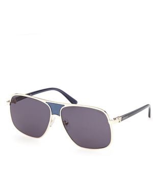 Guess Gu00358 32V Sunglasses Injected Pilot Normal - Black