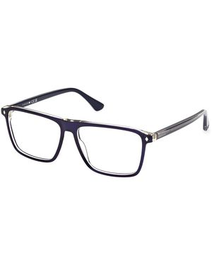 Web We5442 092 Optical Frames Acetate Squared Normal - Black