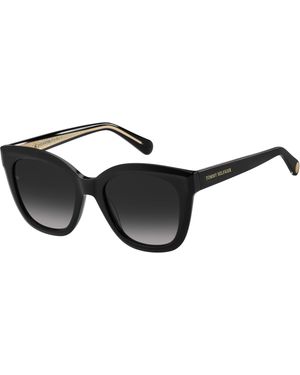 Tommy Hilfiger Th 1884/S 807/9O Sunglasses Acetate Cat Eye Shaded - Black