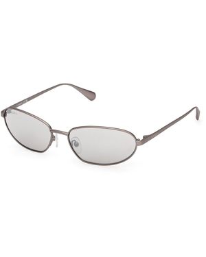 MAX&Co. Mo0160 13C Sunglasses Metal Smoke Round Normal - Black