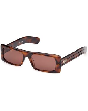 adidas Or0124 52E Sunglasses Acetate Squared Normal - Multicolour