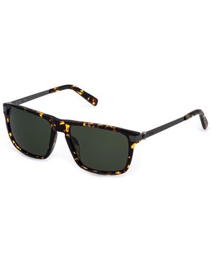 Fila Sfib11 779P Sunglasses Acetate Geometric - Black