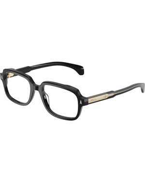 Moncler Me2008 3001 Optical Frames Acetate Transparent Pillow Normal - Black