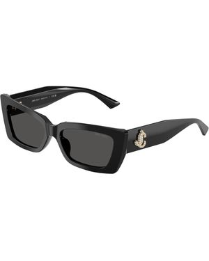 Jimmy Choo Jc5037Bu 500087 Sunglasses Acetate Cat Eye Normal - Black
