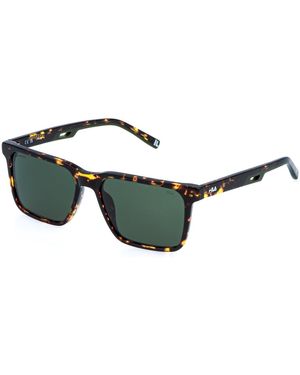 Fila Sfib06 Z62P Sunglasses Acetate Squared - Black