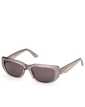 Guess Gu00306 20A Sunglasses Injected Smoke Squared Normal - Grey