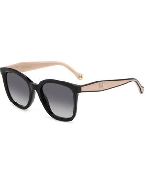 Carolina Herrera Her 0225/G/S 3H2/9O Sunglasses Acetate Squared Shaded - Black